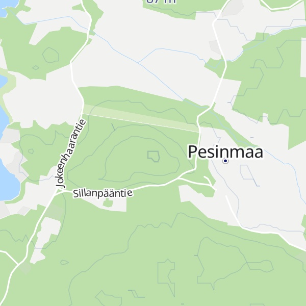 Map of Sillanpäänvuori