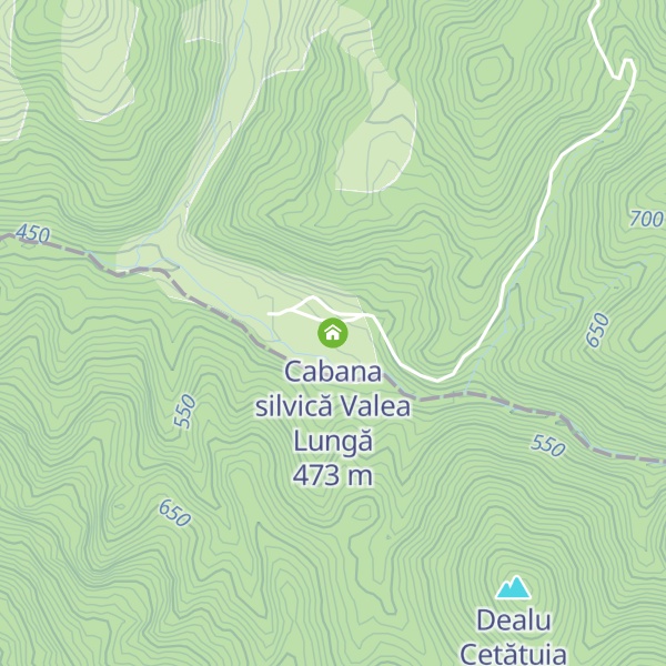 Map of Cabana silvică Valea Lungă