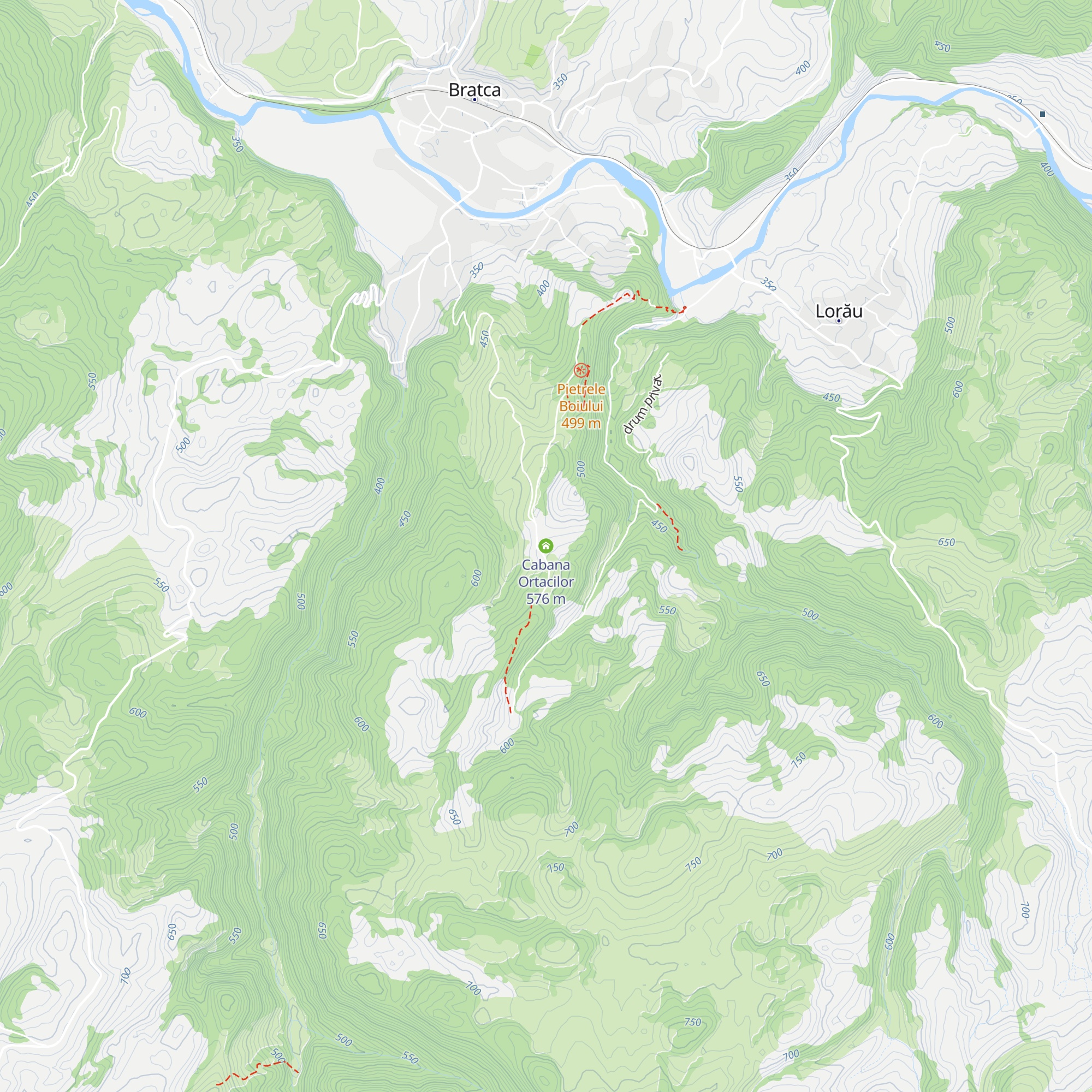 Cabana Ortacilor map