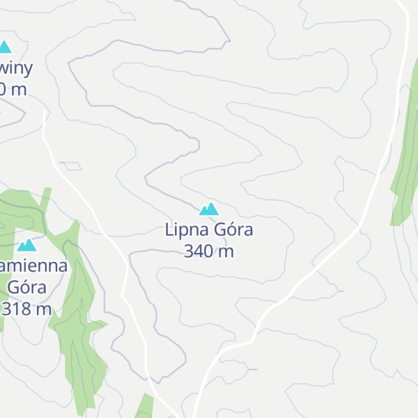 Map of Lipna Góra