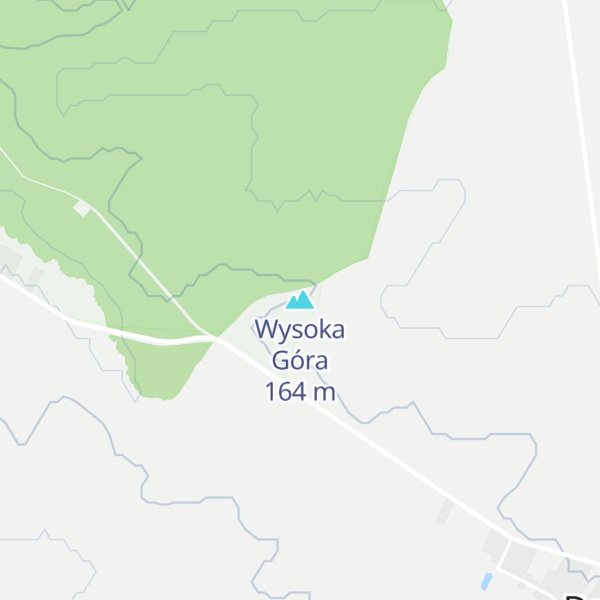 Map of Wysoka Góra