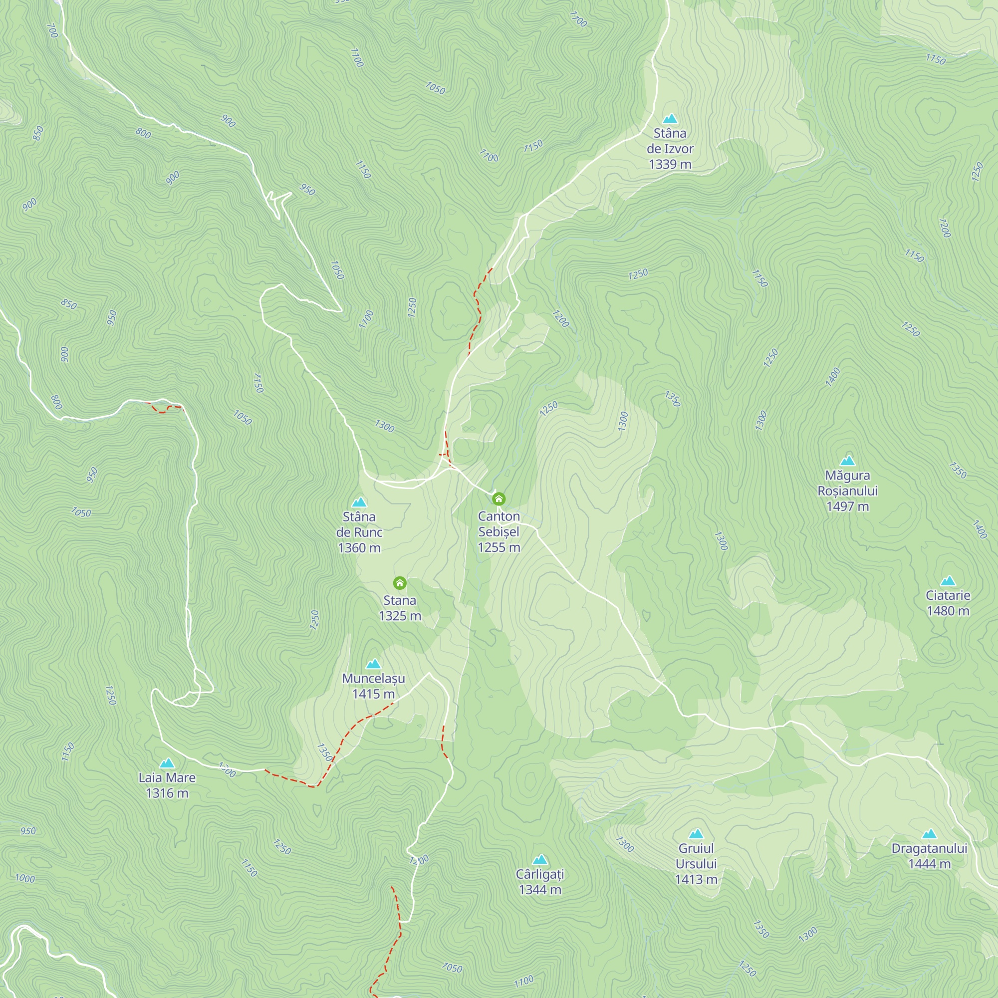 Canton Sebișel map