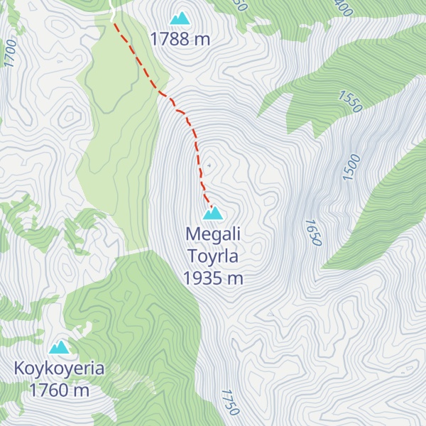 Map of Megali Toyrla