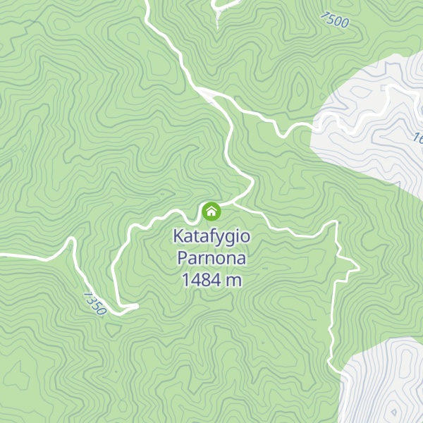 Map of Katafygio Parnona
