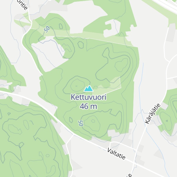 Map of Kettuvuori