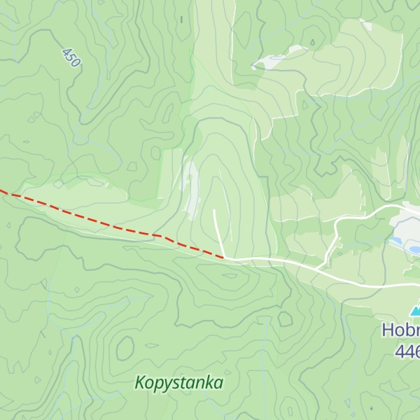 Map of Kopystańka
