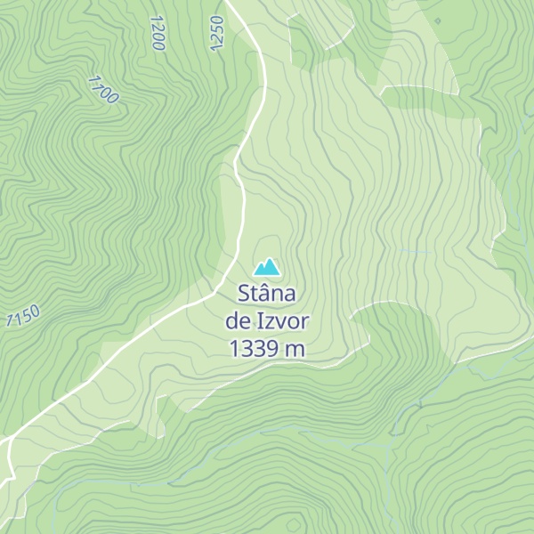 Map of Stâna de Izvor