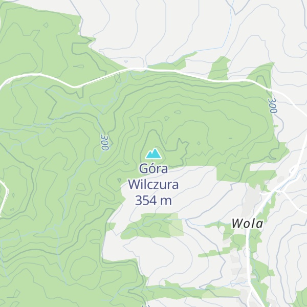Map of Góra Wilczura
