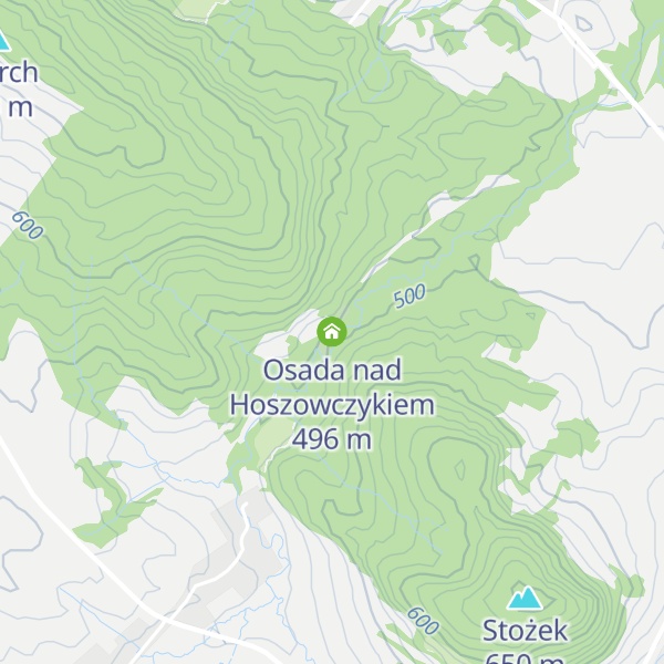 Map of Osada nad Hoszowczykiem