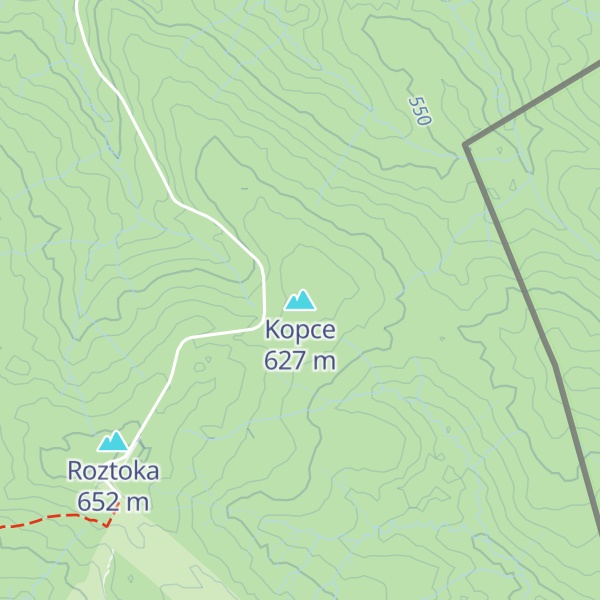 Map of Kopce