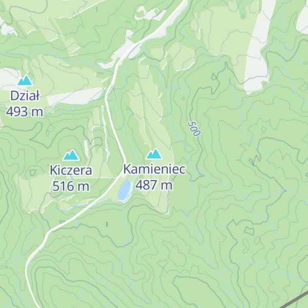 Map of Kamieniec