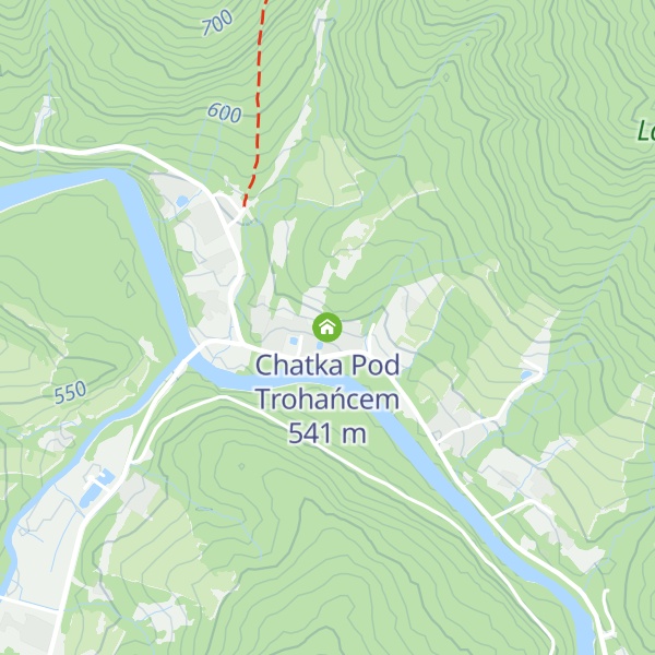 Map of Chatka Pod Trohańcem