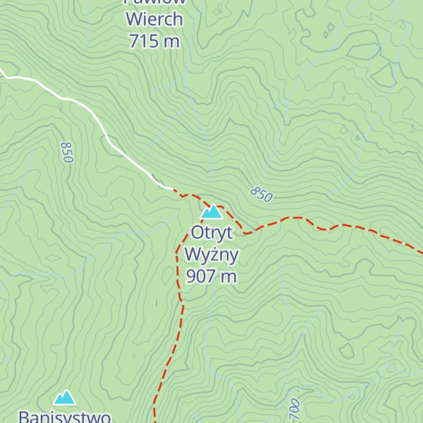 Map of Otryt Wyżny