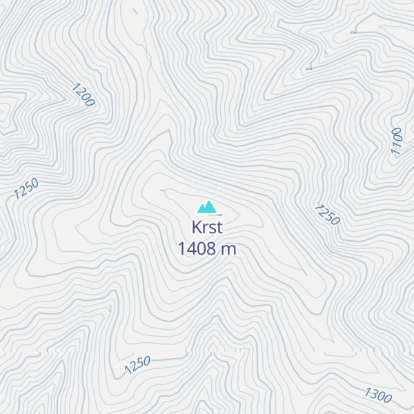 Map of Krst