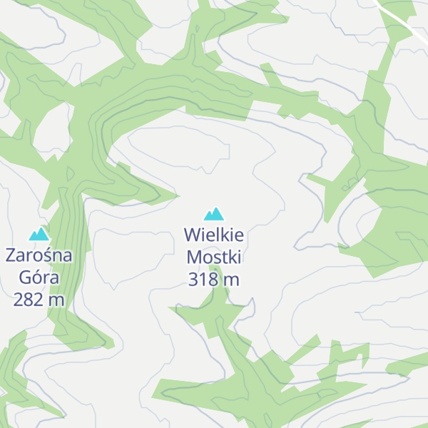 Map of Wielkie Mostki