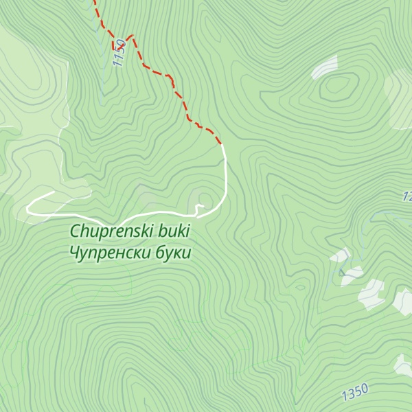 Map of Hut Gorski Rai