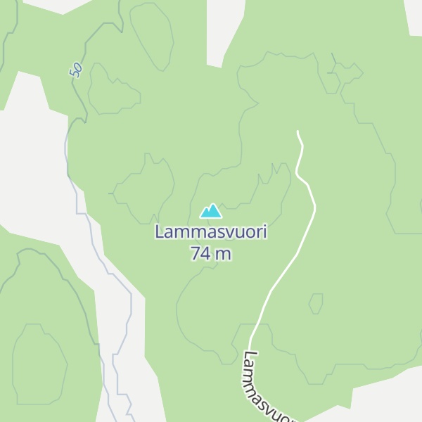 Map of Lammasvuori