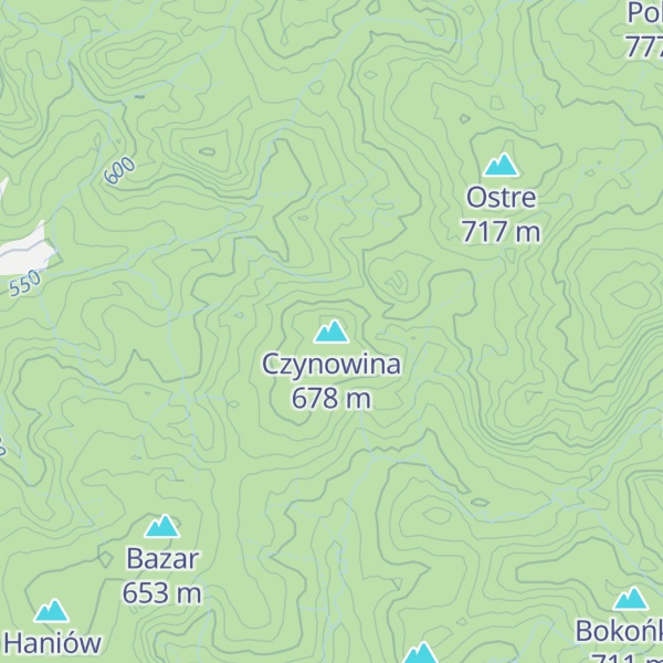 Map of Czynowina