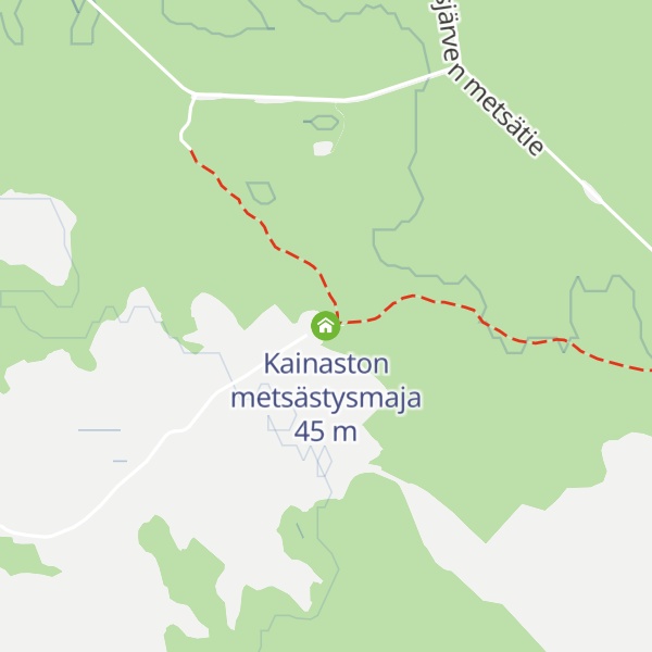 Map of Kainaston metsästysmaja