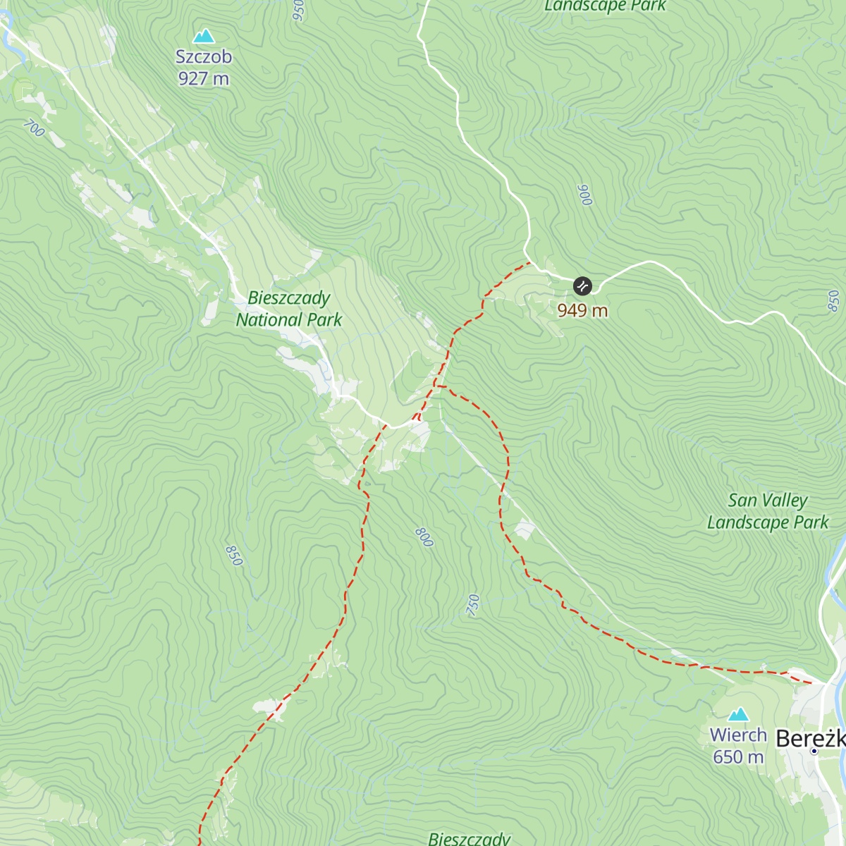Schronisko studenckie Koliba map