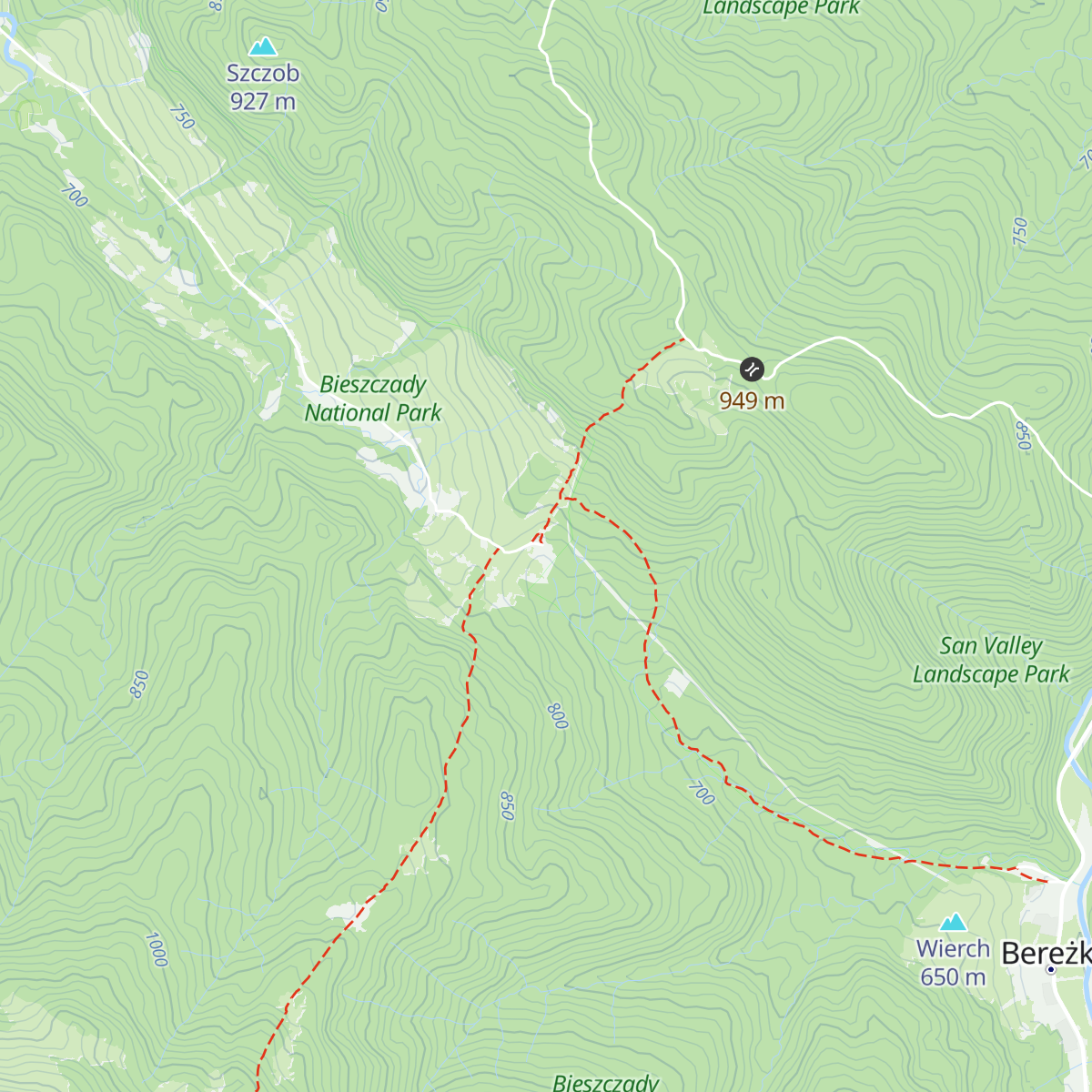 Schronisko studenckie Koliba map