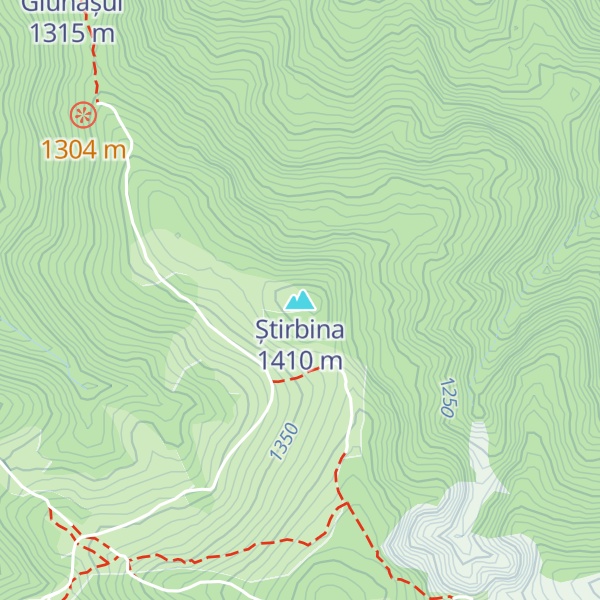Map of Știrbina