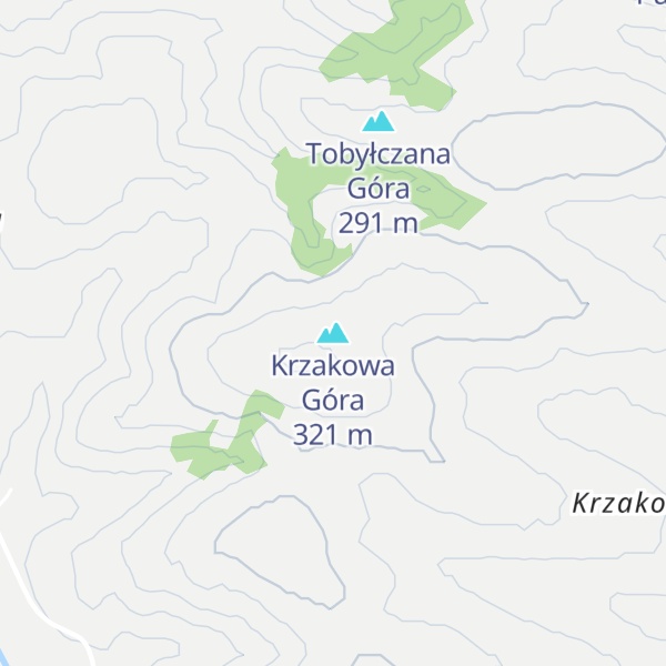 Map of Krzakowa Góra