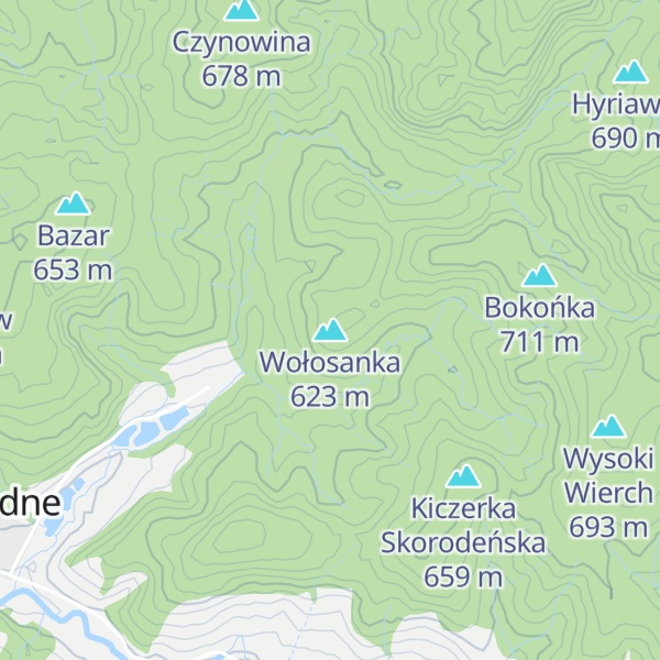 Map of Wołosanka