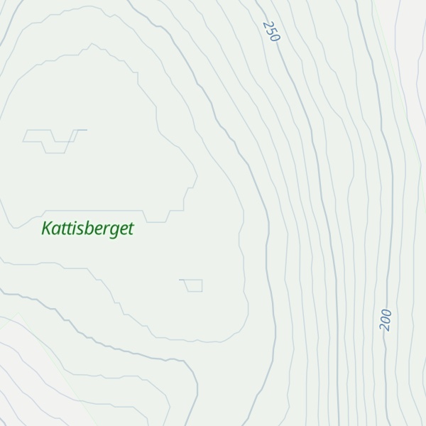 Map of Kattisberget