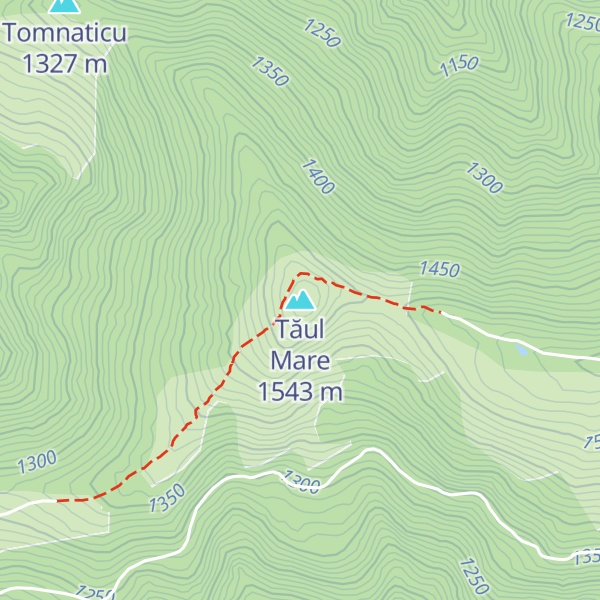 Map of Tăul Mare