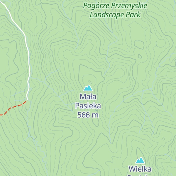 Map of Mała Pasieka