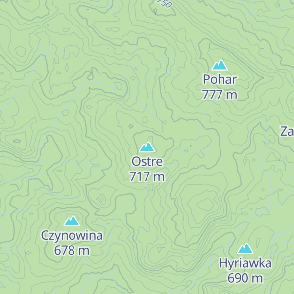 Map of Ostre