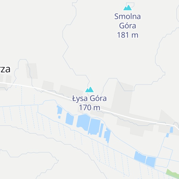 Map of Łysa Góra