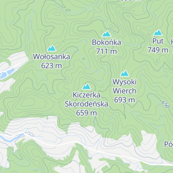 Map of Kiczerka Skorodeńska