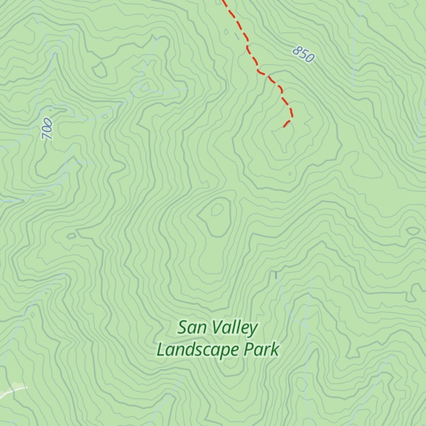 Map of Łyszczata
