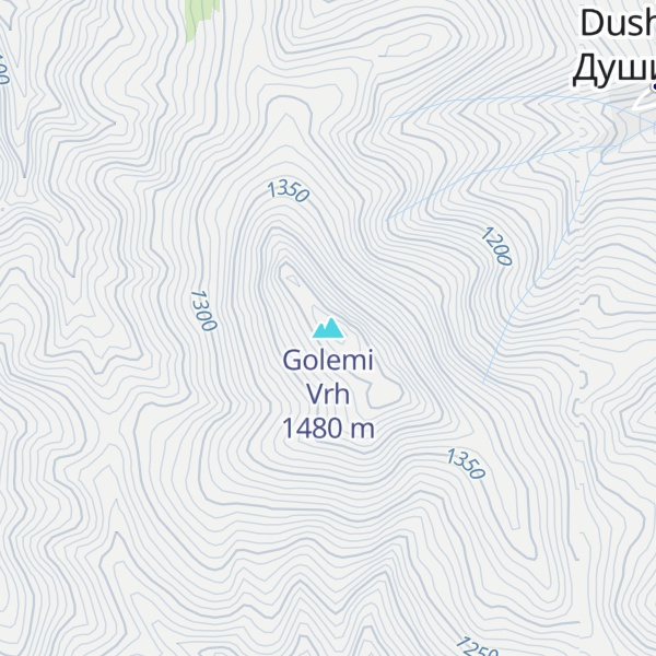 Map of Golemi Vrh