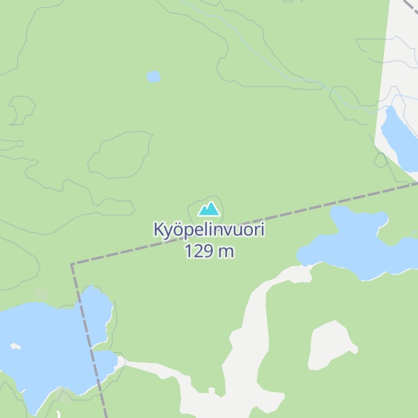 Map of Kyöpelinvuori