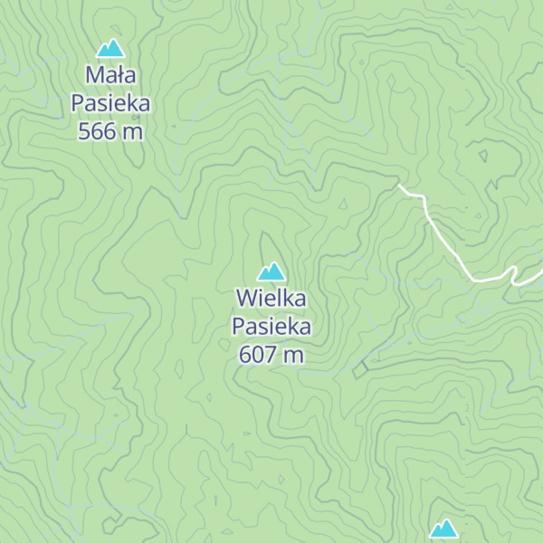 Map of Wielka Pasieka
