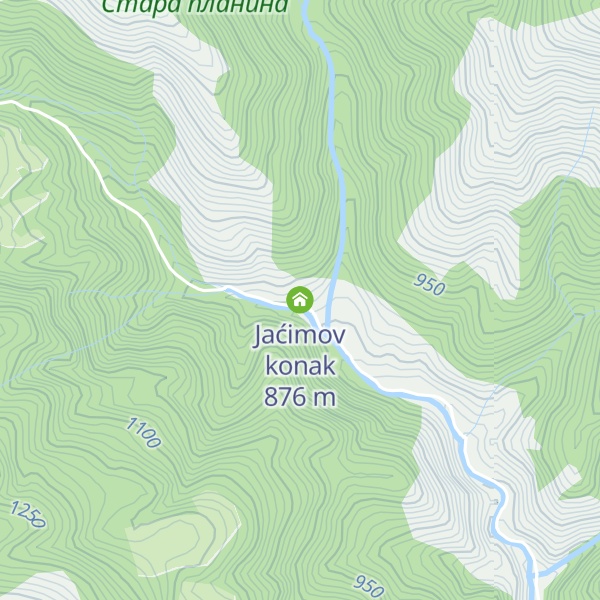 Map of Jaćimov konak