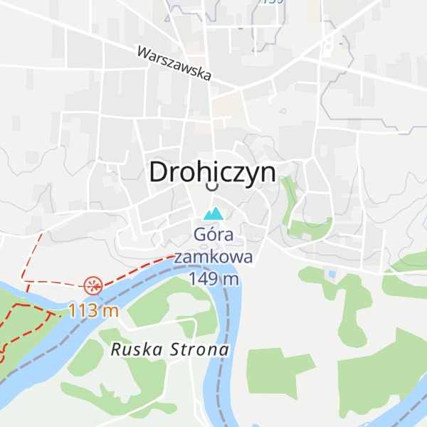 Map of Góra zamkowa