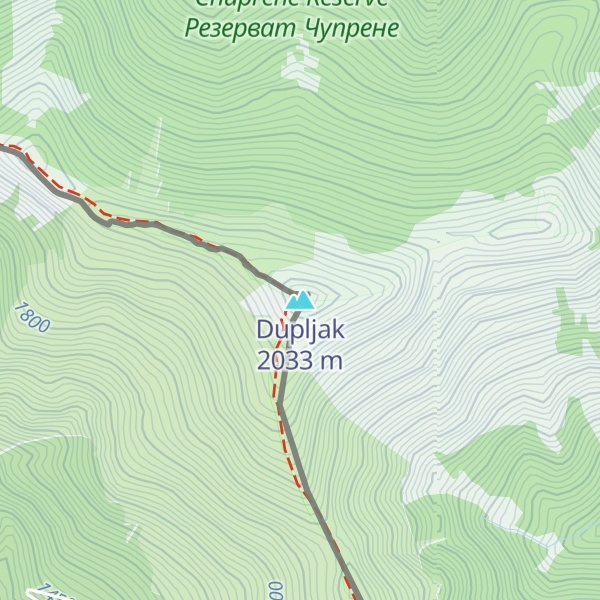 Map of Dupljak