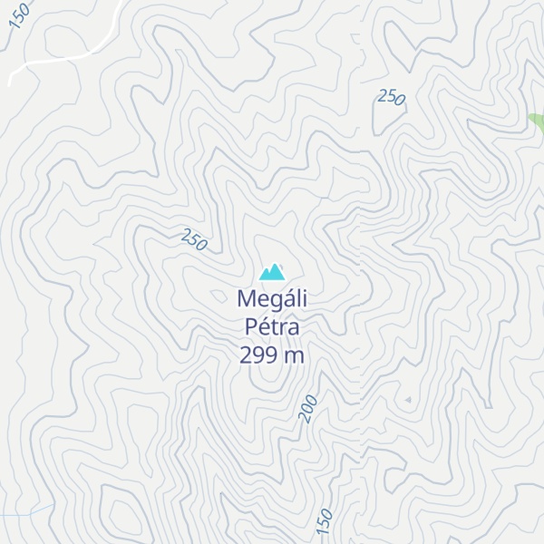 Map of Megáli Pétra