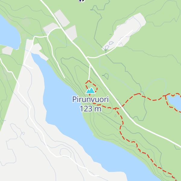 Map of Pirunvuori