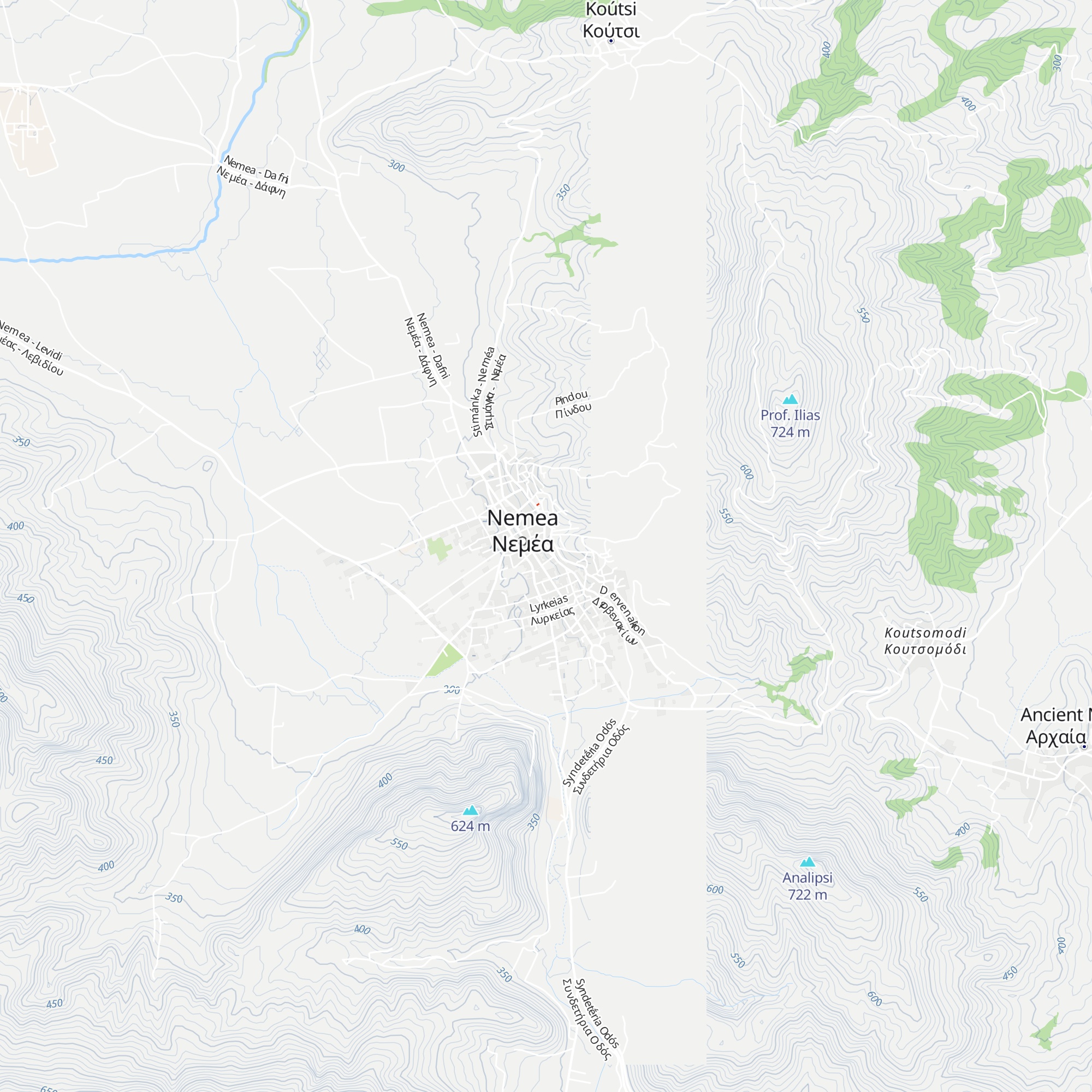 S.O.N. - Winemakers Association P.D.O. Nemea map