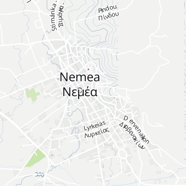 Map of S.O.N. - Winemakers Association P.D.O. Nemea
