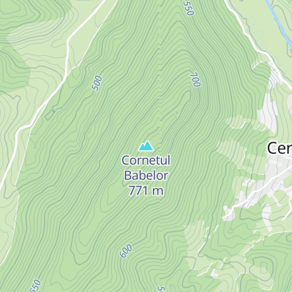 Map of Cornetul Babelor