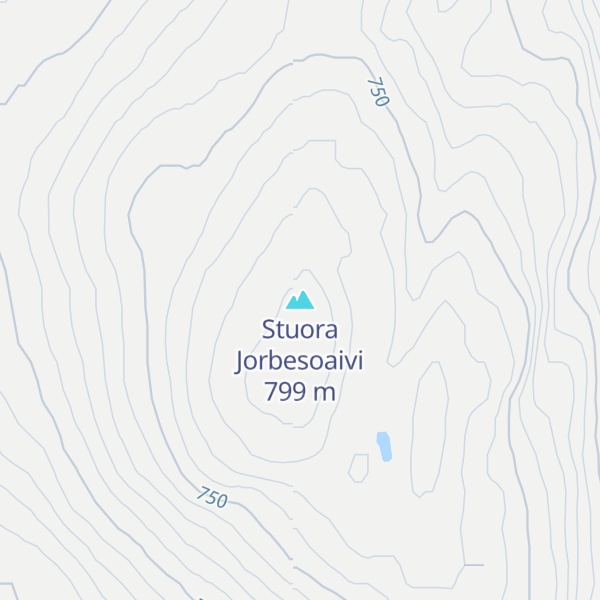 Map of Stuora Jorbesoaivi