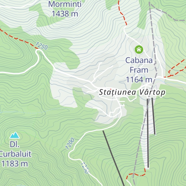 Map of Cabana Trei Brazi