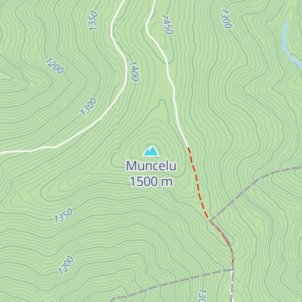 Map of Muncelu
