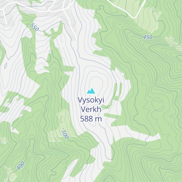 Map of Vysokyi Verkh